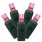 100Lt Pink LED / Green Wire WA EC Set 1Pc 6in. x50 ft.